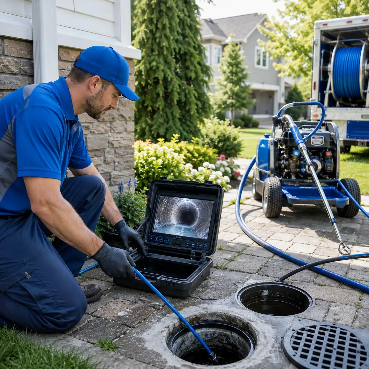 Outdoor drain cleaning professionals serving Tall Timbers, MD